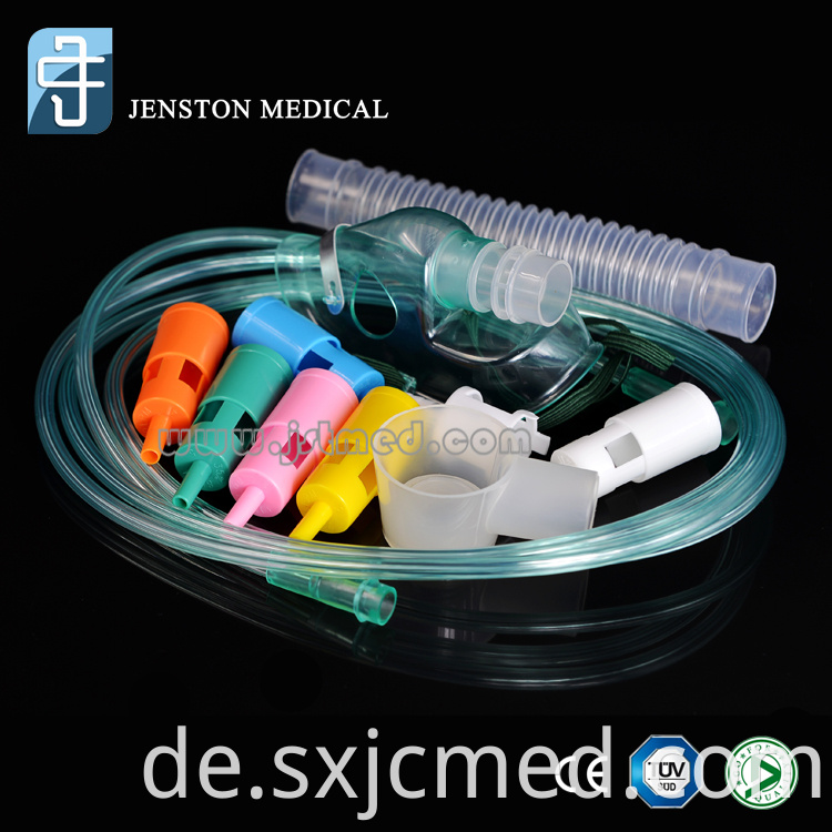 Disposable Audlts Medical Single Use Nebulizer Jar Masks